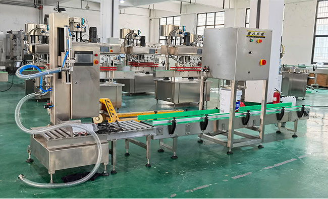 全自動果醬糖漿灌裝機生產(chǎn)線