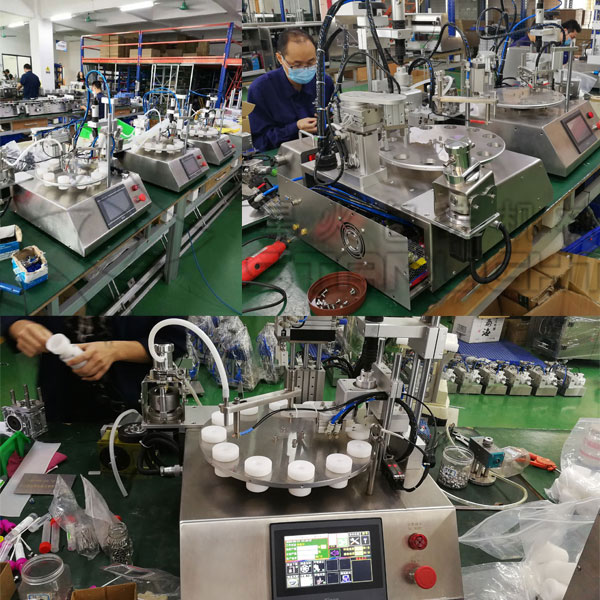 診斷試劑灌裝機,診斷試劑灌裝旋蓋機設備廠房實拍圖